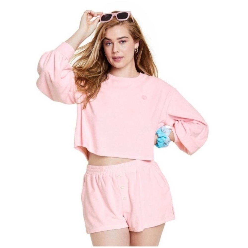 NWT Stoney Clover Lane x Target Pink Sweatshirt size XL